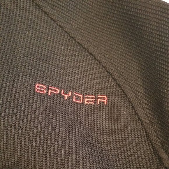 Spyder Black Jacket/Sweater with Red Details - Picture 9 of 10